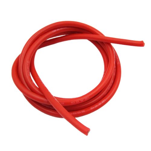 SILICONE WIRE 2AWG RED (33.6SQMM) (072)